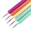 5 sztuk/zestaw Nail Dotting Pen Dual Head Embossing Pen Pattern Tracing Stylus Nail Art Tools do DIY Manicure