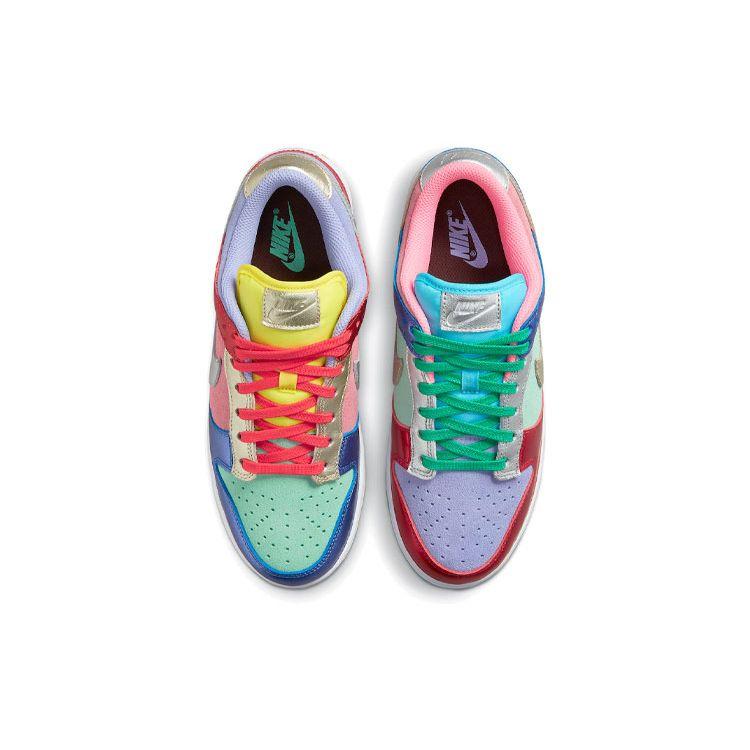 Nike Dunk Low Sunset Pulse Women Sneakers Multi-Color Silver Purple-Pulse DN0855-600