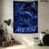 Messi Wall Tapestry Aesthetic Wall Hanging Printed Fabric Blanket Decorative Tapestries for Bedroom Living Room Home Decor