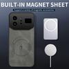 For Infinix Note 60 Ultra/Infinix Note 60 Pro Case Simple Stylish Magnetic Suction Luxury Leather Skin-friendly Anti-drop Cover