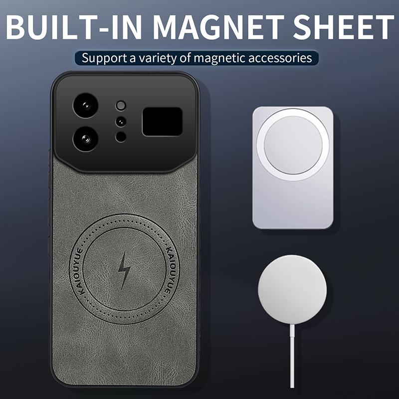 For Infinix Note 60 Ultra/Infinix Note 60 Pro Case Simple Stylish Magnetic Suction Luxury Leather Skin-friendly Anti-drop Cover