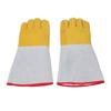 2 Stk. LN2 Schutzhandschuhe 40cm Frostschutz Tieftemperatur Rindslederhandschuhe für flüssigen Stickstoff Trockeneis Kühllagerung
