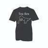Tea Rex TShirt Funny Dinosaur Drinking Tea Graphic Pun Tee Novelty Gift Unisex