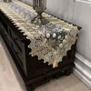 European Style Lace Table Runner Embroidered TV Cabinet Covers Stylish Luxury Home Decoration Wedding Party Long Tablecloth Ins