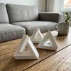 3D Printed Impossible Triangle Ornament Triangle Optical Paradox Craft Decor  Study Desk