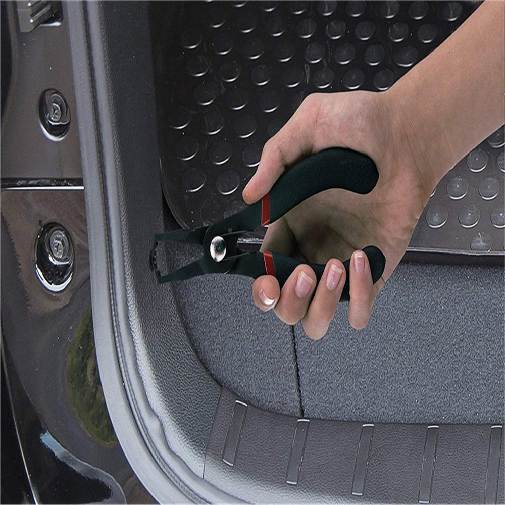 Portable Car SUV Universal 30° Push Pin Plier Fastener Clips Rivet Removal Tool