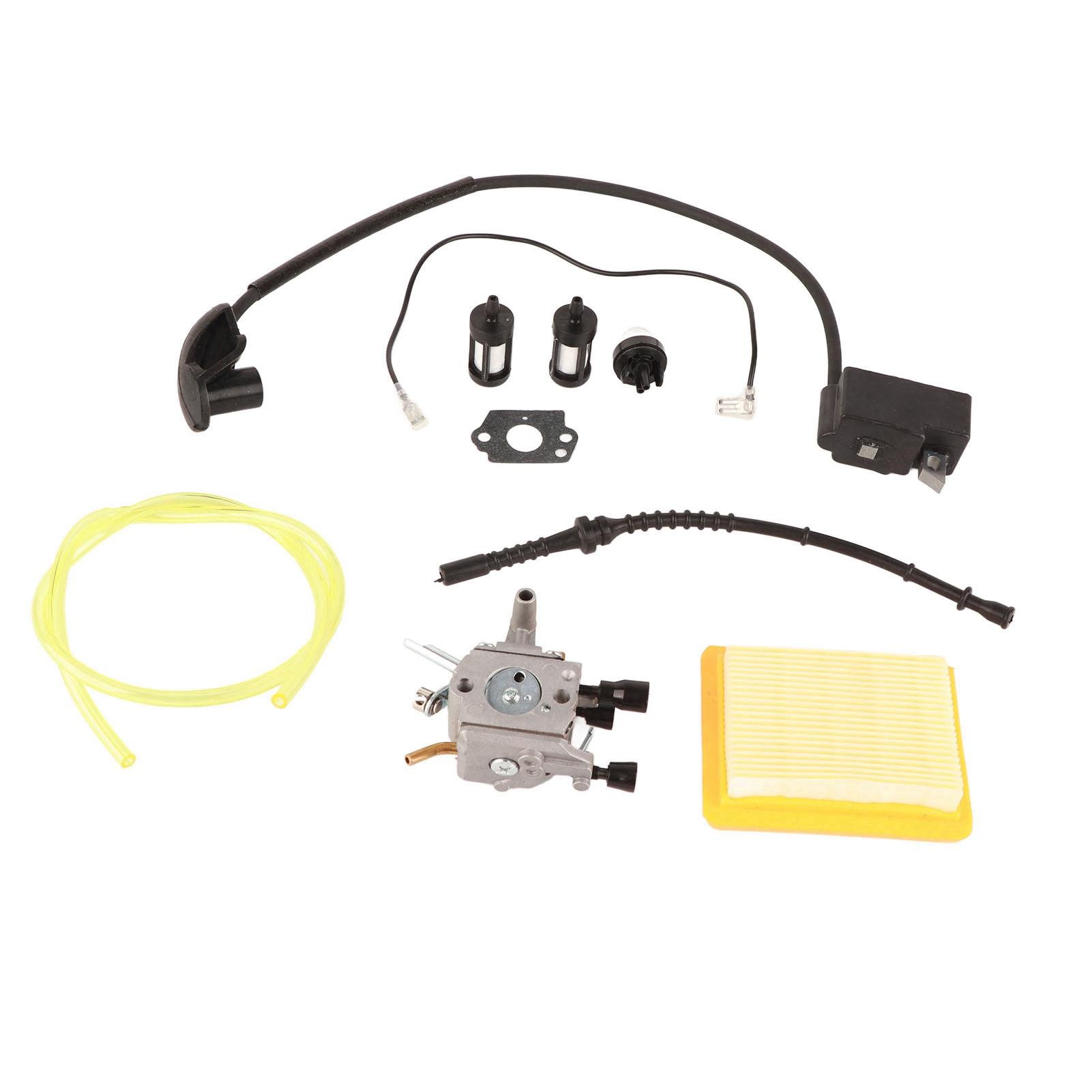 

Карбюратор Фильтр Катушка зажигания для STIHL FS120 120r FS200 FS250 FS300 FS350 Мотокоса белый