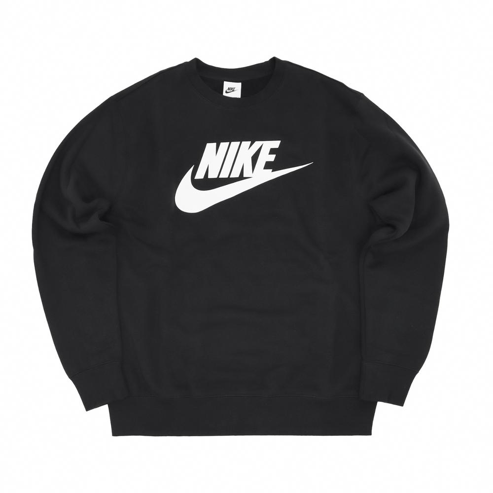 Nike Logo Printed Crew Neck Pullover American Vintage Long Sleeve Fleece Warm Casual Cuffed Knit Pants Sweatshirt Set DX0796-010+DQ4913-010