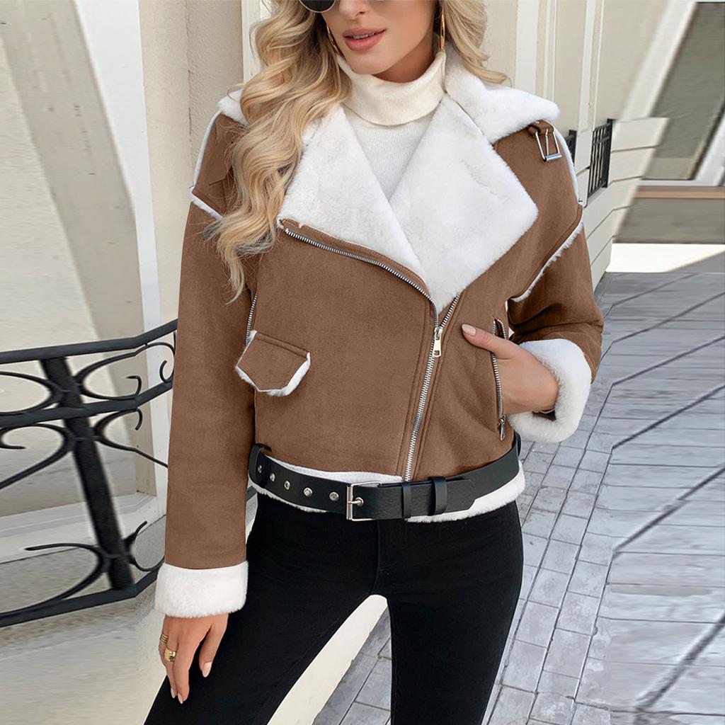 Women Business Casual Button Lapel Work Jackets Open Front Long Sleeve Hooded Fall Outfit