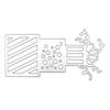 5 Pcs Christmas Tree Cutting Dies Embossings Stencils Christmas Metal Die Cuts for DIY Scrapbooking Card Decoration