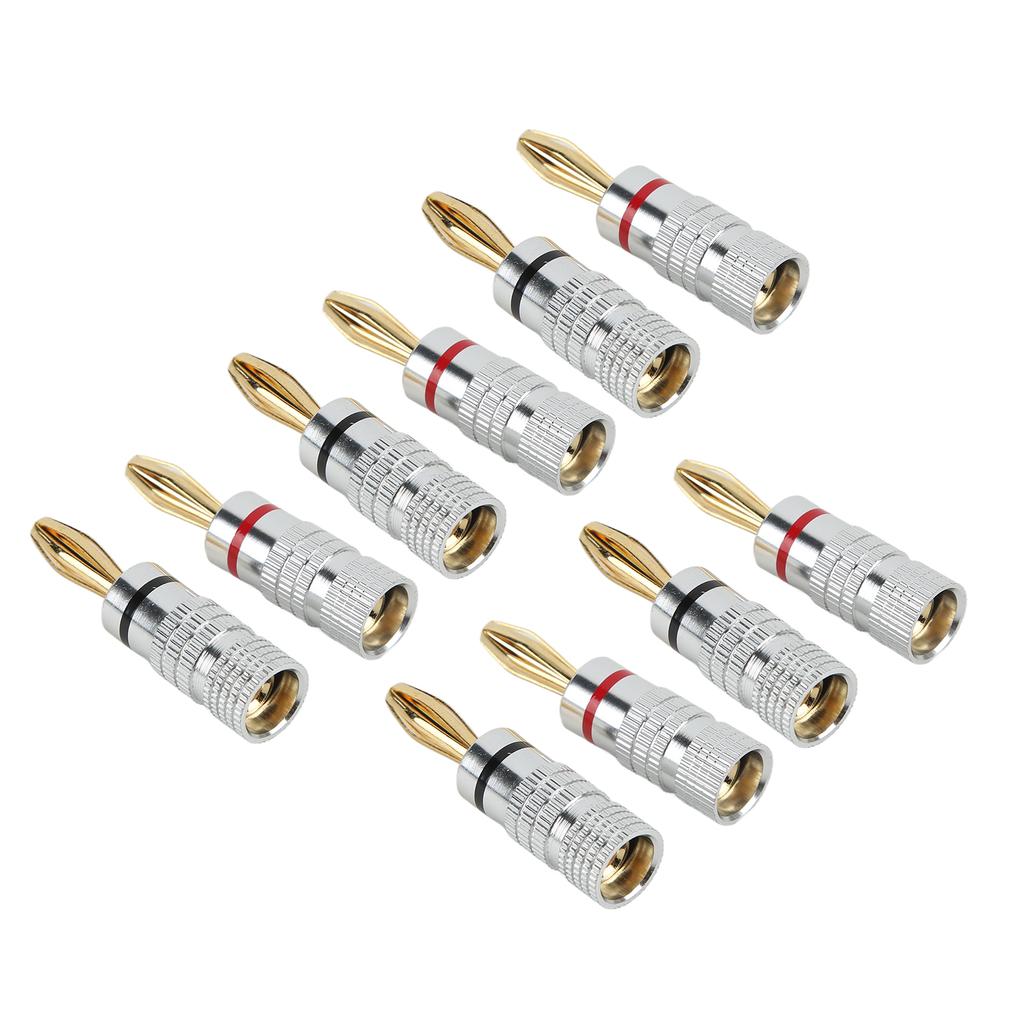 J.10053 4mm Banana Plug Banana Plug Connector for Speaker Wire Wall Panel Home Theater