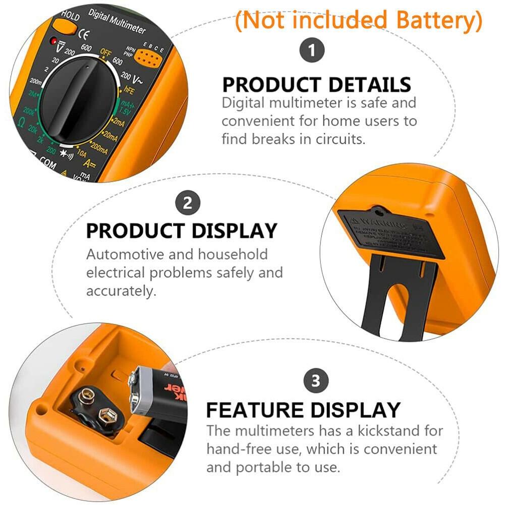 Digital Multimeter Kit Ammeter DM850 Electronics Meter