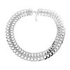 Vintage Geometric Alloy Chain Necklace With Talisman Pendant For Women