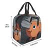 Kawaii Pochitas Merch Insulated Lunch Bag For Picnic Storage Food Boxes Portable Cooler Thermal Lunch Boxes
