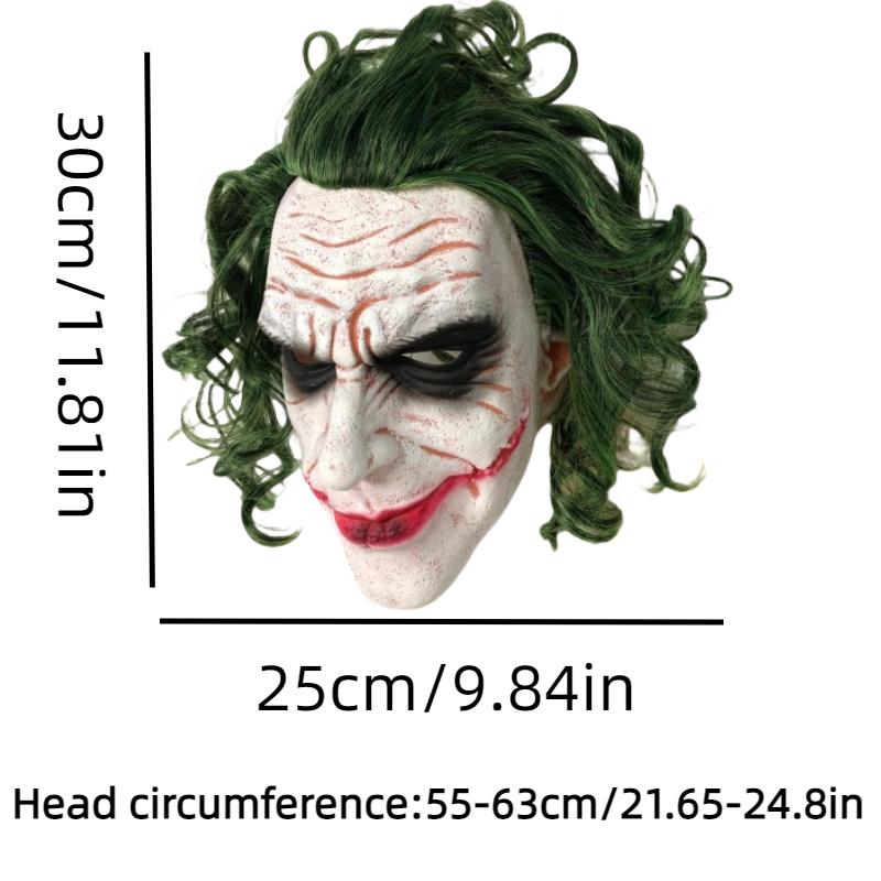

Темный Рыцарь Бэтмен Джокер Латексная Маска Хэллоуин Косплей Костюм Реквизит Ужасы
