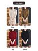 Women's Korean-Style Loose Knit Mid-Length Sweater with Pockets