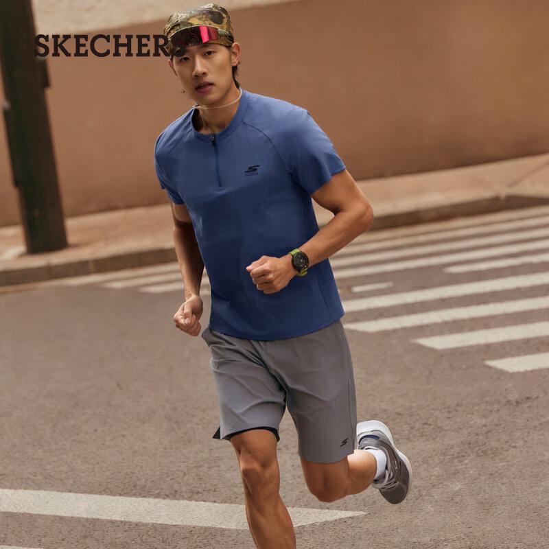 Мужская быстросохнущая трикотажная футболка Skechers P226M012 XXL
