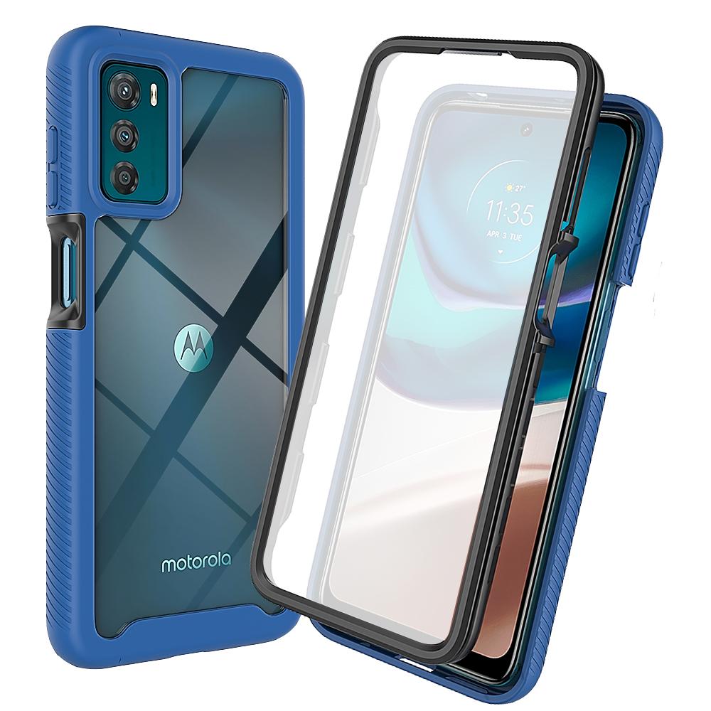 Crystal Cover TPU/PC Sky Case for Motorola Moto G42 4G G32 Funda With PET Screen Protector 360 Degree Full Coverage Shockproof