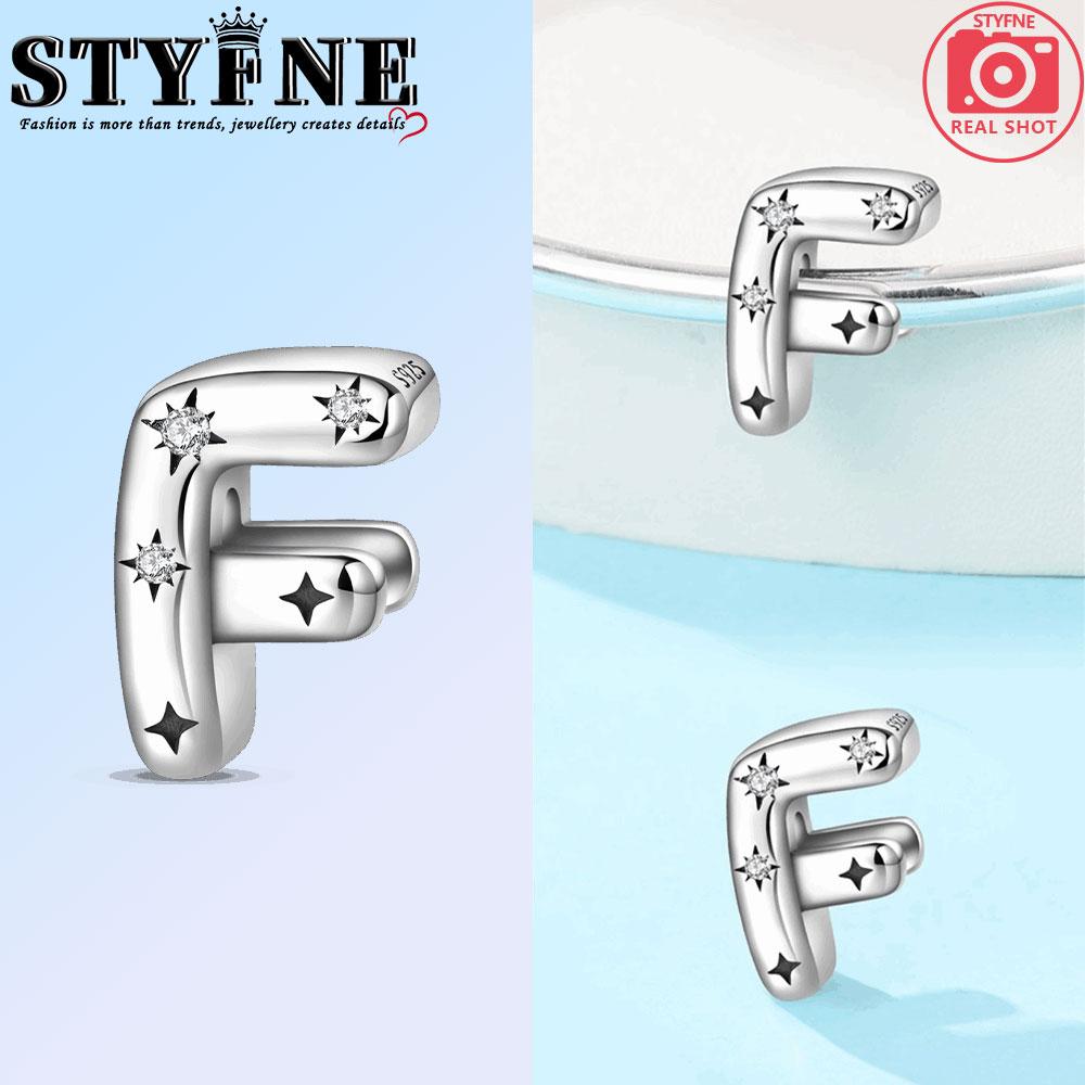 Copper Twenty-Six Letters From A-Z Rose Series Charms Beads Pendant For Original Bracelet Woman Girl Jewelry