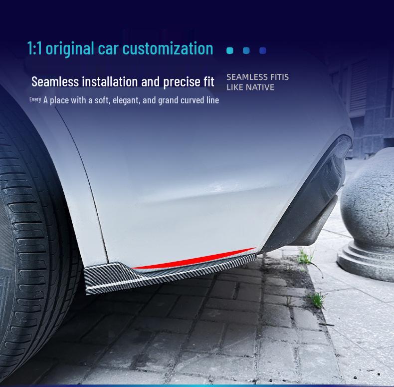 Compatible with BMW Sport: Front Lip, Canards, and Rear Bumper Corners for Modification