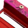 5 Pieces Case Holder With Mirror,Chinese Traditional Box Carry Travel Color