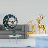 Figurine Craft Knick Knack Resin Deer Sculptures for House Decorations Bookshelf Living Room Indoor