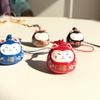 New Car Key Cartoon Charm Maneki Neko Keyrings Pendant Bag Decoration Lucky Cat Keychains