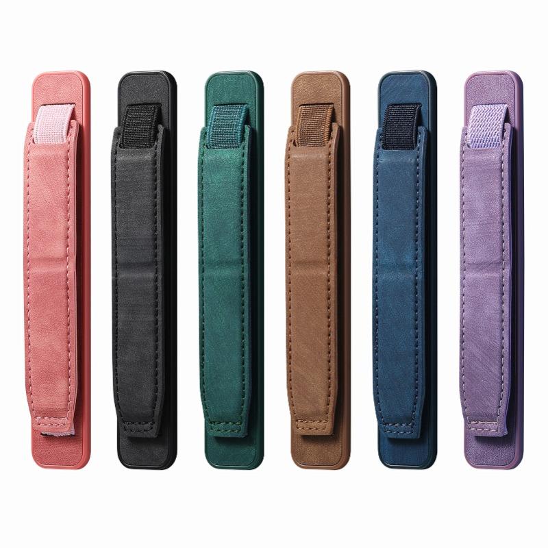 Suitable for Mobile Phone Holder Adhesive Wrist Strap Elastic Telescopic Portable Desktop Holder Simple Solid Color Lazy Holder