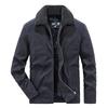 Winter Herren Fleecekragen Arbeitskleidung Stil Baumwolljacke Winter Herren Business Casual Jacke Fleece Warme Jacke Große Größe