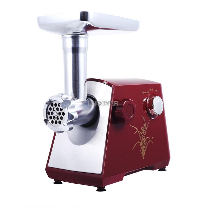 220V Meat Grinder Household Electric European Standard American Standard Sausage Machine Small Business 400W 220 V красный