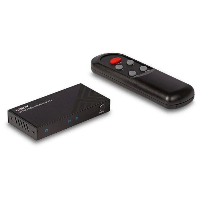 Switch HDMI 8K60 - Lindy - 38337 - 2 Ports - Accessoire - Haute Définition
