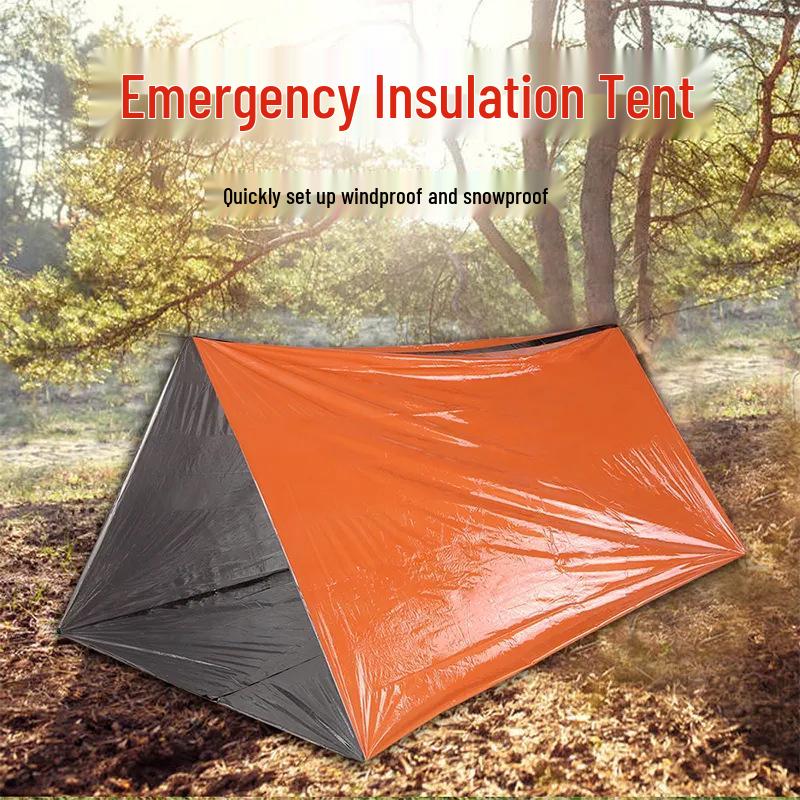 Outdoor Emergency Thermal Blanket - Portable Survival Cold Protection Tent