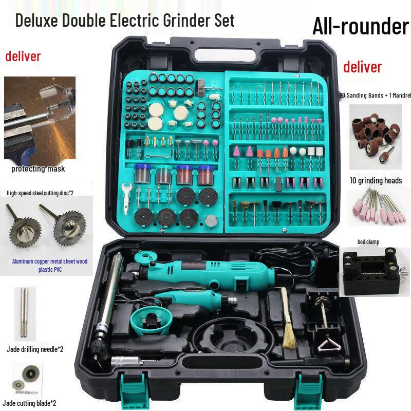 Copper Electric Grinder Pen for Wood, Jade, and Root Carving – Miniature Electric Drill and Grinding Tool