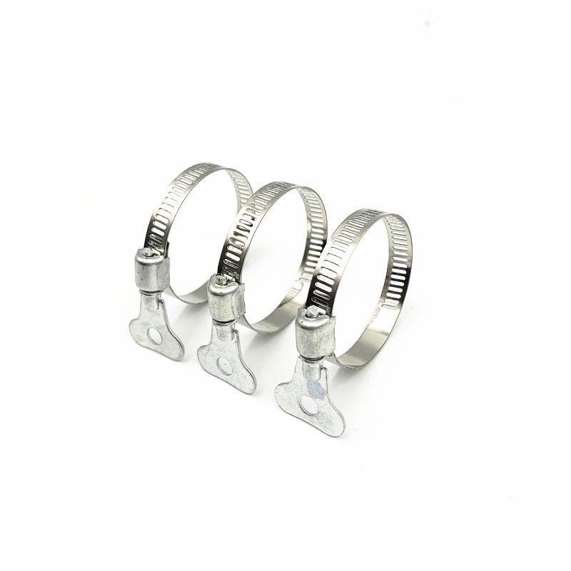 Colier pentru furtun din oțel inoxidabil, stil american, strâns manual, pentru țevi de apă
