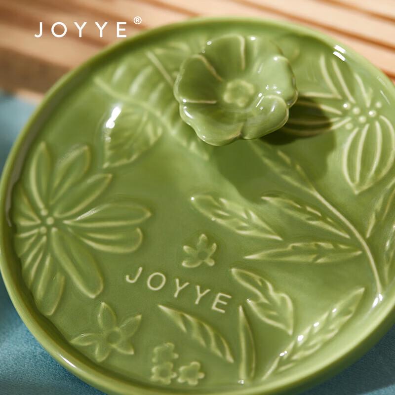 JOYYE Hand-Painted Underglaze Ceramic Mug with Lid