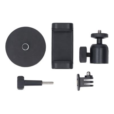 Magnetic Camera Mount Base Stand Kit 66mm with 14 Screw Ball Head Phone Holder for Action 5 Pro