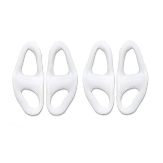 1 Pair Toe Separator for Overlapping Toes, Soft SEBS Bunion Corrector, Double Ring Foot Spacer for Hallux Valgus, Day Night Toe Straightener