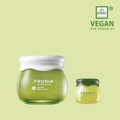 [FRUDIA] Avocado-Linderungscreme + Avocado-Cica-Linderungslippenbalsam