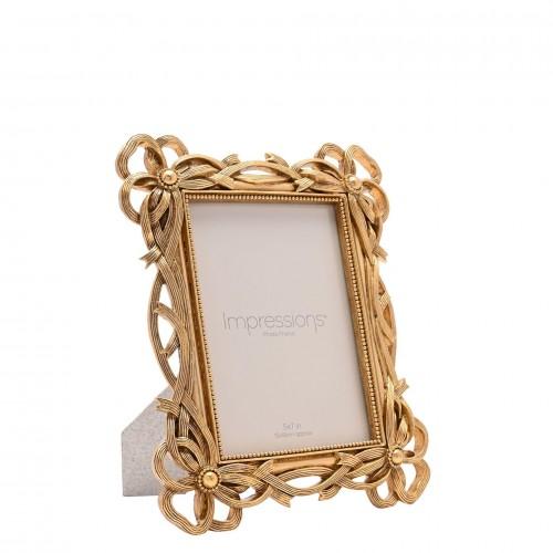 Impressions Bowknot Design Resin Photo Frame 5 x 7