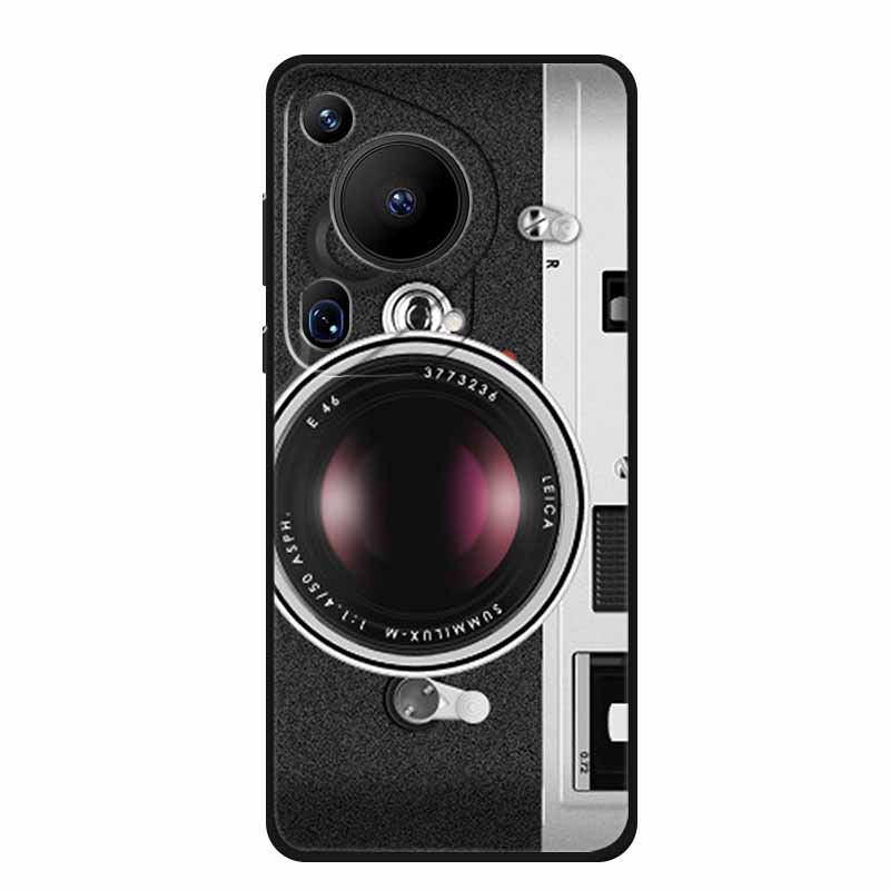 For Huawei Pura 70 Pro Ultra Case Pura70 Pro Black Silicone Soft Back Cover Case For Huawei Pura 80 Pro Ultra Phone Case Pura80