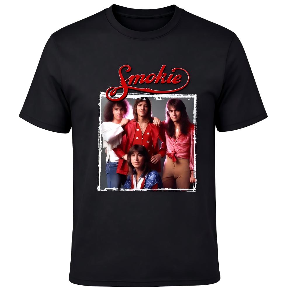 Smokie Band Vintage Photo Graphic man's T-Shirt