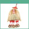 Year Broom Chinese Dustpan Decor Ornament Pendant New Tassel Hanging Decor Mini Fortune Broom