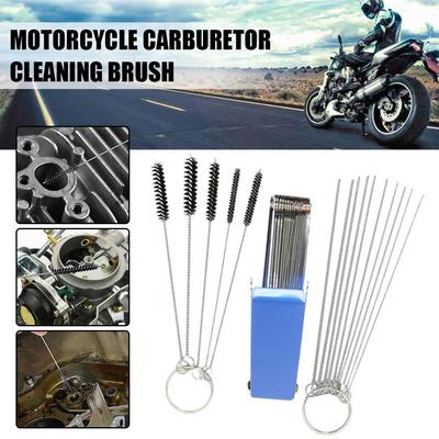 Airbrush Spray Gun Nozzle Cleaning Kit Cleaning Needles Brushes Repair Tool for Carburetor Carbon Dirt Jet Remove Cleaner Tools