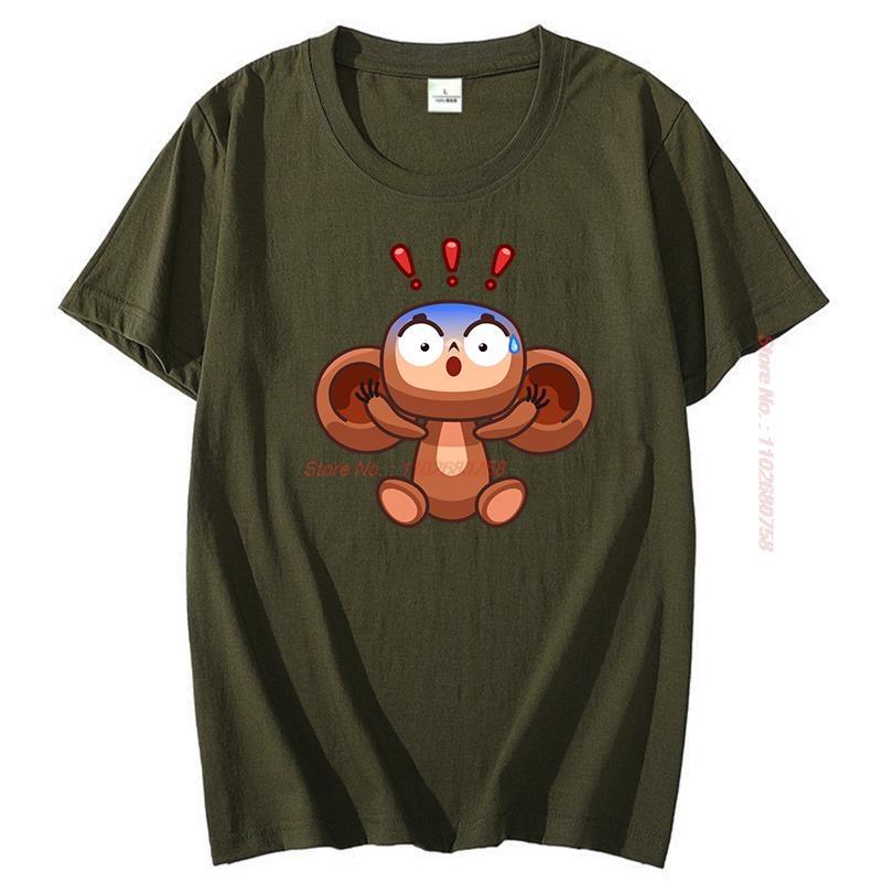 Shock T Shirt For Unisex Cheburashka O Neck Tops Cotton T Shirt Humor High Quality Summer Short Sleeve Tshirts Unisexs Clothing