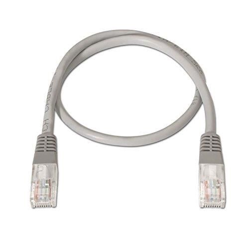 Câble réseau RJ45 Cat5 UTP AWG24 couleur beige 2 mètres