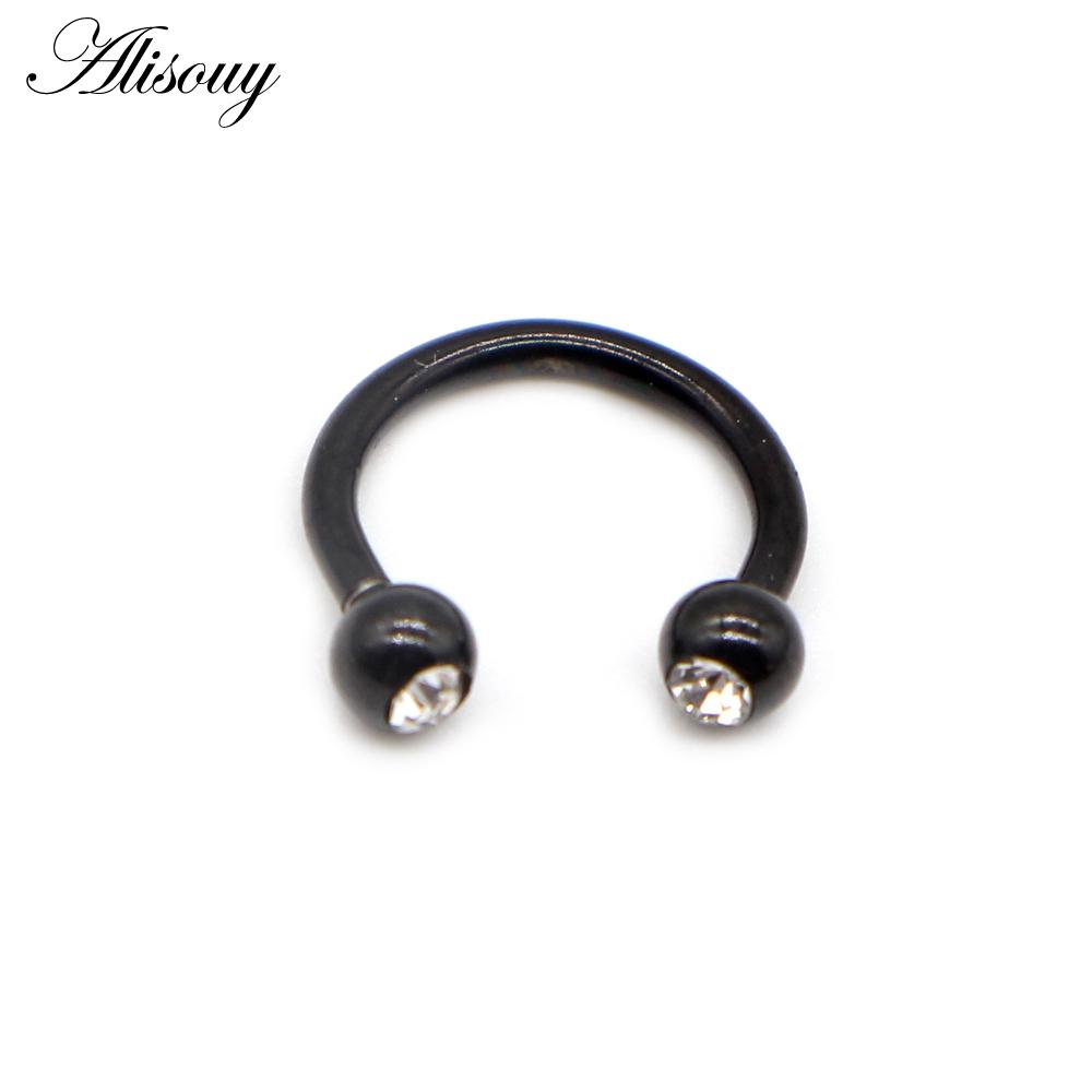 Piercing Titan Hufeisen schwarz Ring Nase Bauch Lippe Augenbrauen Nippel Septum Piercing Titan Hufeisen schwarz Ring Nase Bauch Lippe Augenbrauen Nippel Septum
