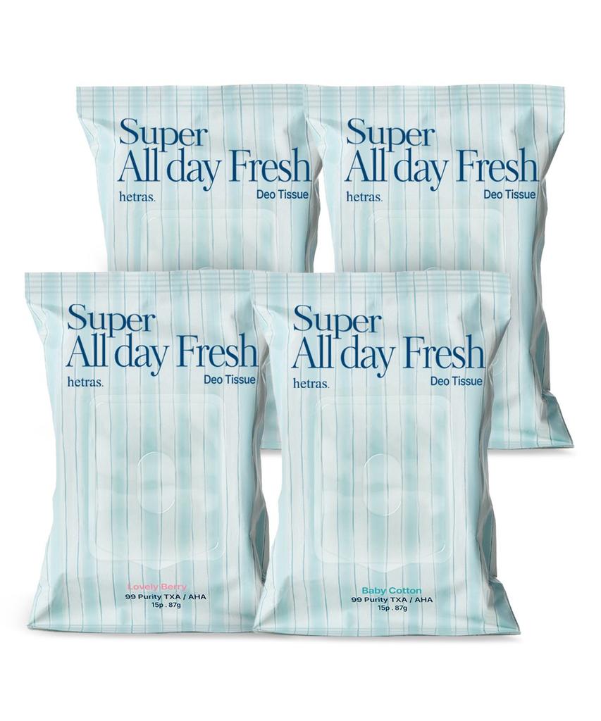 Super All Day Fresh Deodorant Doekjes (4-pack)
