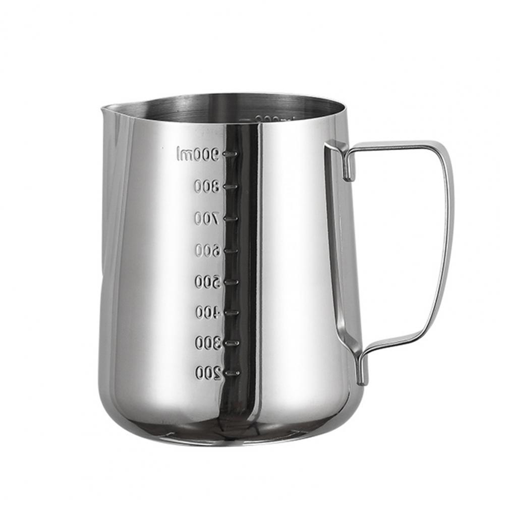 350/600/1000ML Stainless Steel Latte Art Cup Drip-Proof Candle Making Pitcher Milk Coffee Cappuccino Barista Steam Milk Jug Cup