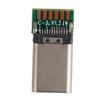 12pin Solder Type C Connector USB3.1 Converter Male Plug Socket Cable Adapter PCB 56k Resistor