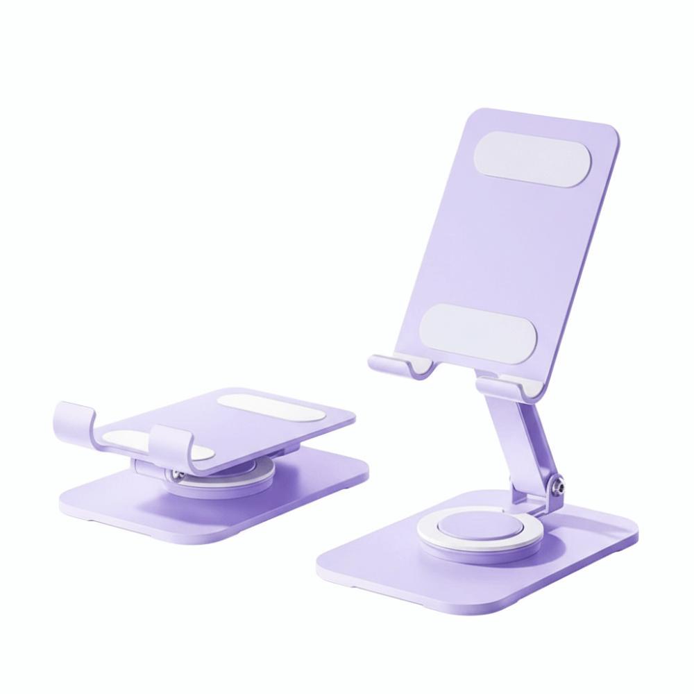Folding Mobile Phone Holder Stand 360 ° Rotating Table Cell Phone Stand  Universal Bracket